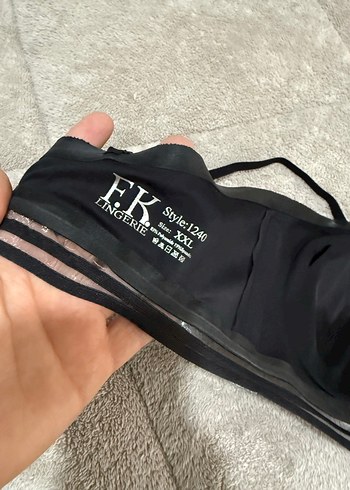 Siyah Midi Spor Sütyeni - Görsel 3