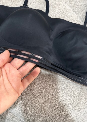 Siyah Midi Spor Sütyeni - Görsel 6