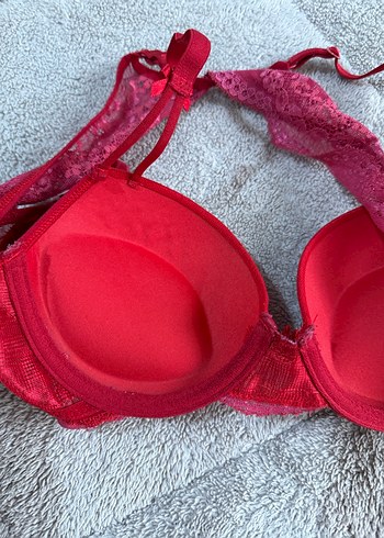 Parlak Kırmızı Minimalist Sütyen 85b - Görsel 6