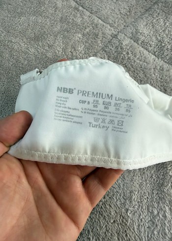 Beyaz Minimalist Midi Sütyen - Görsel 7