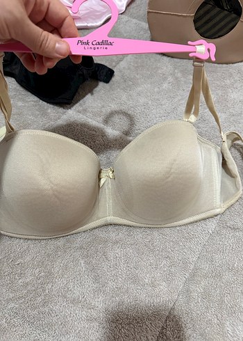 Bej Düz Minimalist Sütyen - Görsel 4