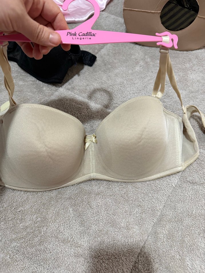 Bej Düz Minimalist Sütyen - Görsel 4