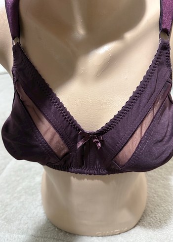 Koyu Mor Minimalist Sütyen - Görsel 6