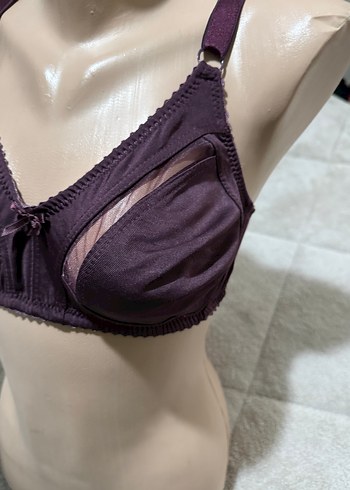 Koyu Mor Minimalist Sütyen - Görsel 4