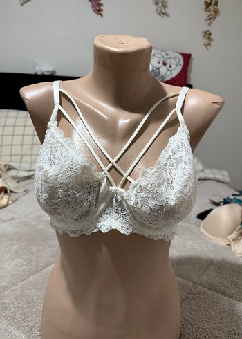 Beyaz Dantel Bohem Sütyen - Görsel 6