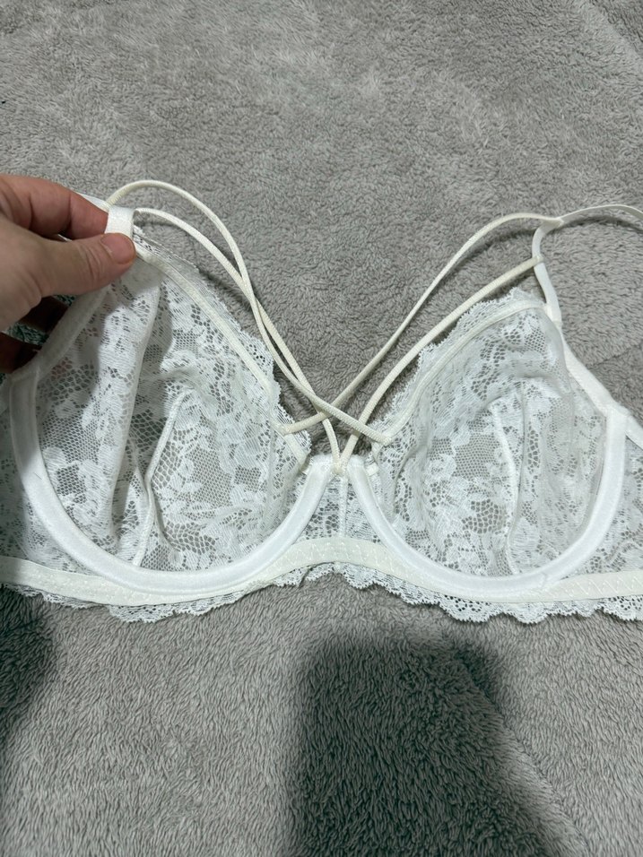 Beyaz Dantel Bohem Sütyen - Görsel 3