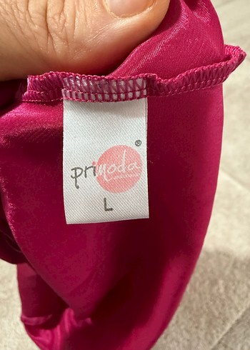 Parlak Pembe İnce Askılı Midi Gecelik - Görsel 6