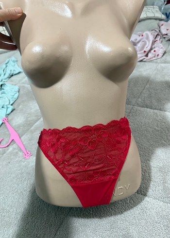 Calvin Klein Kırmızı Desenli Midi Sütyen - Görsel 2