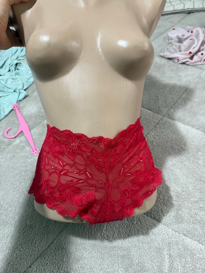 Calvin Klein Kırmızı Desenli Midi Sütyen - Görsel 4