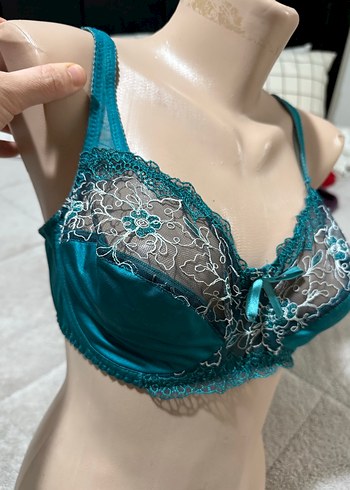 Nakışlı Turkuaz Bohem Sütyen - Görsel 2