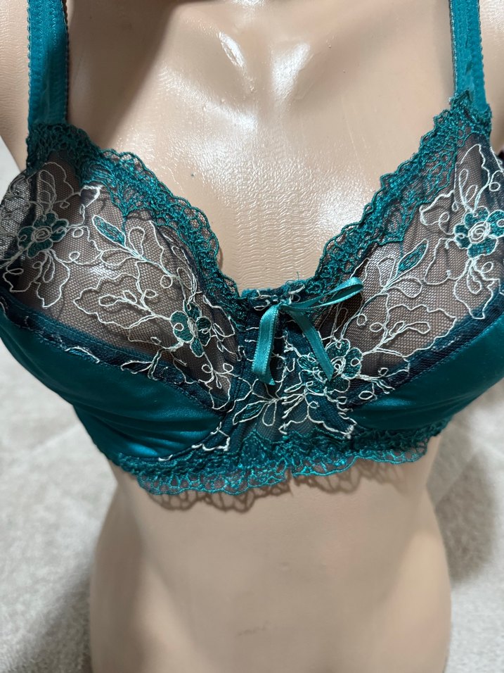 Nakışlı Turkuaz Bohem Sütyen - Görsel 5