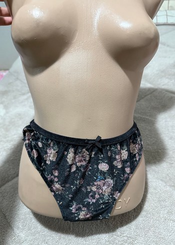 Kırmızı Midi Dantel Kadın Külot 3 adet fiyatı - Görsel 3