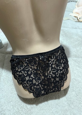 Kırmızı Midi Dantel Kadın Külot 3 adet fiyatı - Görsel 4