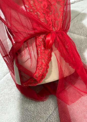 Kırmızı Bohem Tarzda Erkek Rozeti - Görsel 7