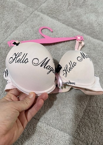 Baskılı Pembe Midi Sütyen - Görsel 2