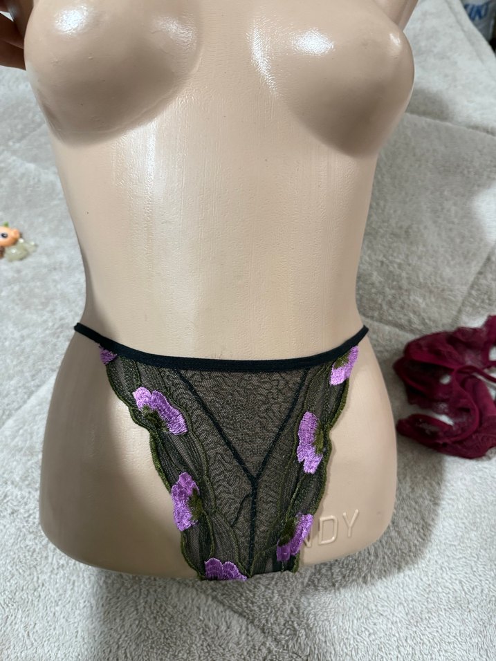Mor Nakışlı Midi Kadın İç Çamaşırı - Görsel 2