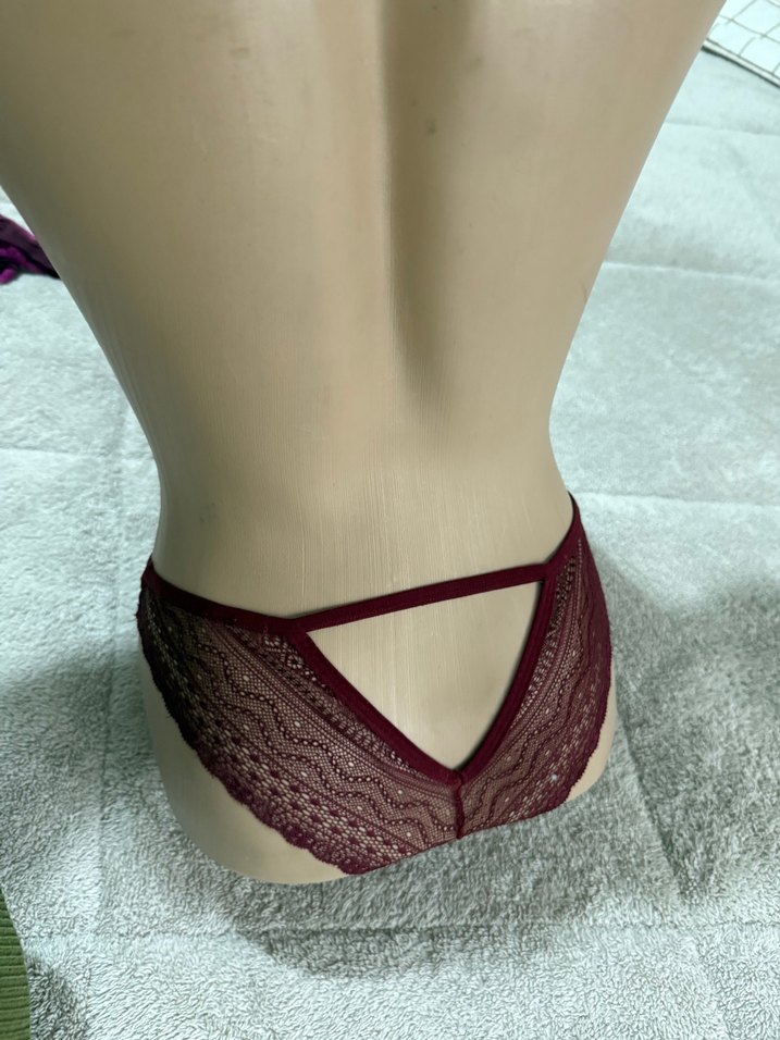 Mor Nakışlı Midi Kadın İç Çamaşırı - Görsel 5