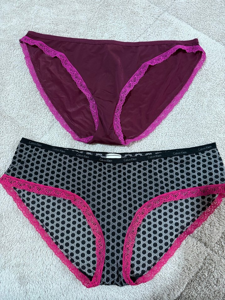 Bordo Baskılı Midi Kadın İç Çamaşırı 2 adet fiyatıdır - Görsel 2