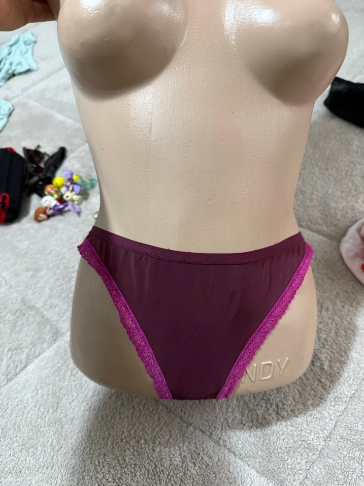 Bordo Baskılı Midi Kadın İç Çamaşırı 2 adet fiyatıdır - Görsel 5