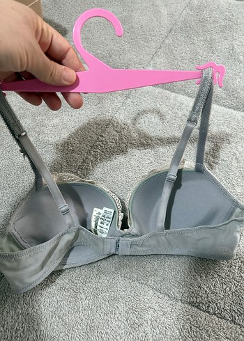 Nakışlı Gri Bohem Sütyen - Görsel 4