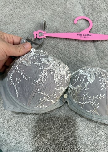 Nakışlı Gri Bohem Sütyen - Görsel 7