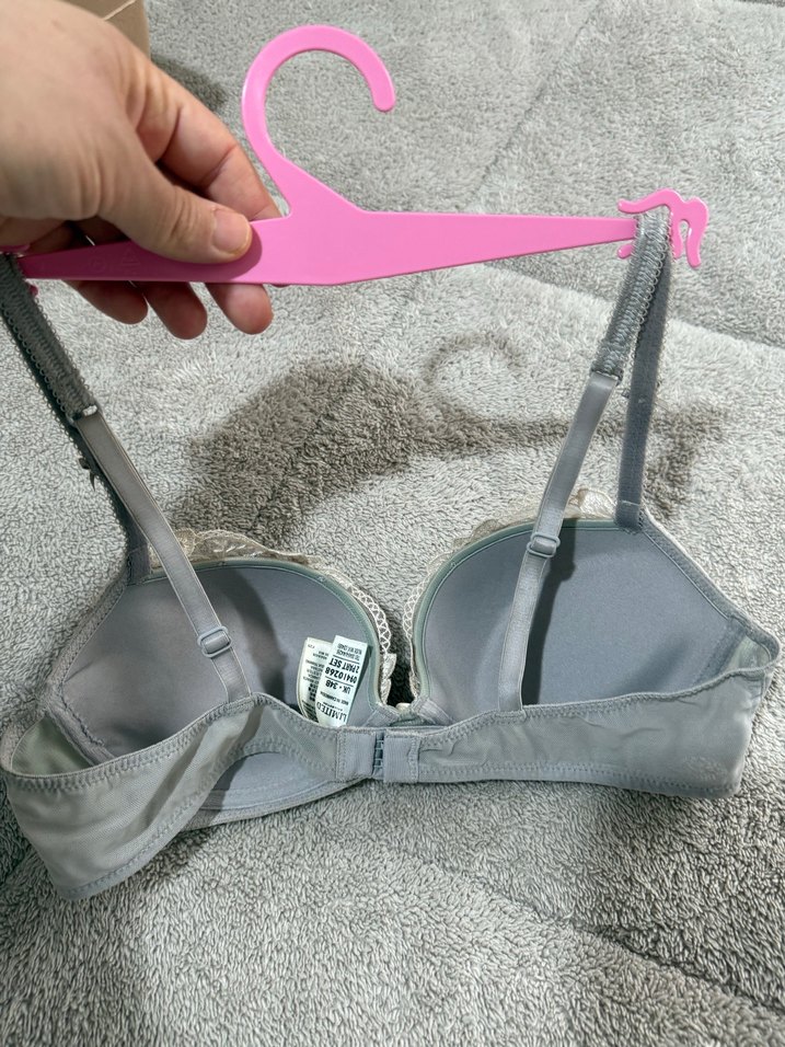 Nakışlı Gri Bohem Sütyen - Görsel 4