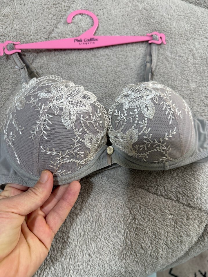 Nakışlı Gri Bohem Sütyen - Görsel 2