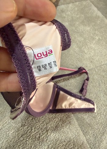 Gri baskılı gotik tarzda pembe sütyen 75 - Görsel 6