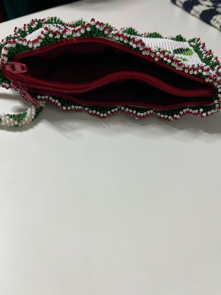 Boncuk İşlemeli Renkli Kadın cüzdan - Görsel 3