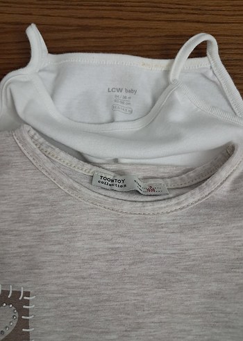 Kız Bebek Örme Kısa Kollu Takım - Görsel 5