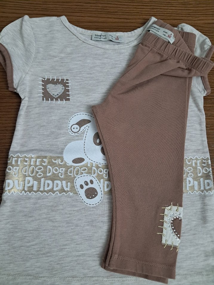 Kız Bebek Örme Kısa Kollu Takım - Görsel 4