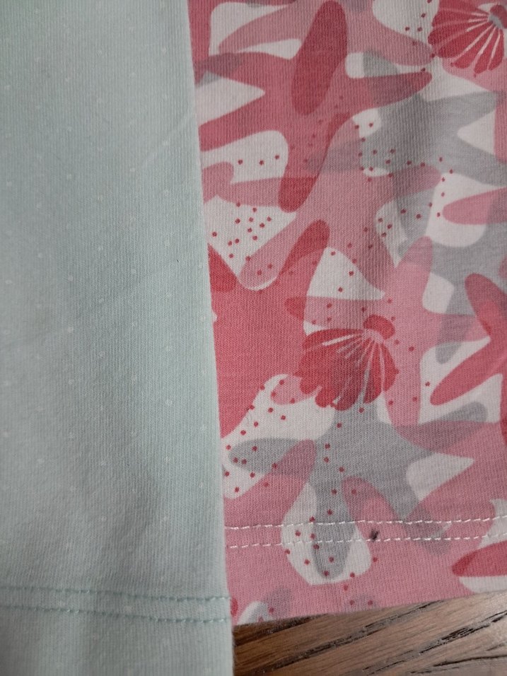 Kız Çocuk Elastik Bel Düz Tayt Seti - Görsel 5