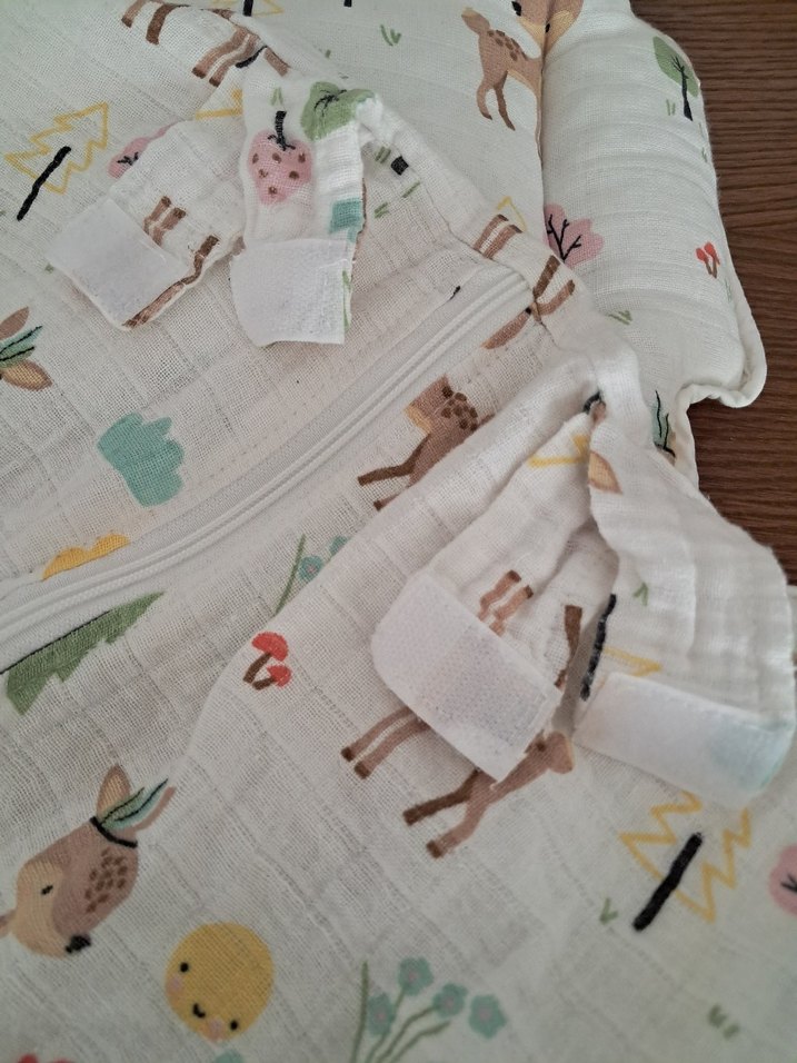 Bebek Arabası Minderi Geyikli Desenli - Görsel 3