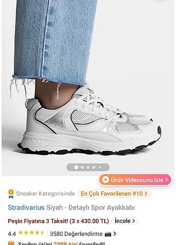 Stradivarius Stradivarius new balance muadili ayakkabı