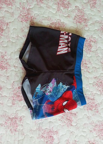 Erkek Çocuk Spiderman Baskılı Desenli Mayo - Görsel 5