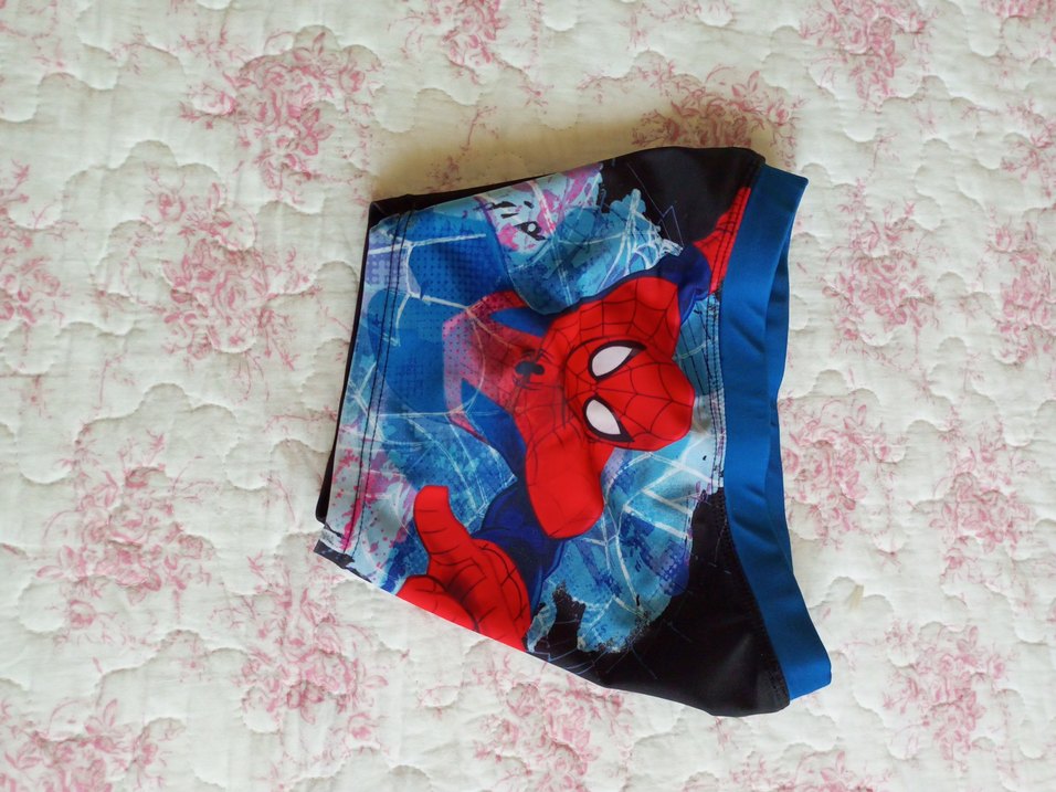 Erkek Çocuk Spiderman Baskılı Desenli Mayo - Görsel 3