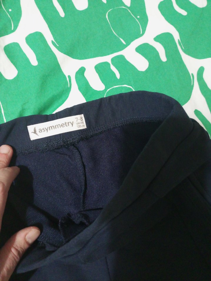 kız çocuk Lacivert  Pantolon tayt - Görsel 2