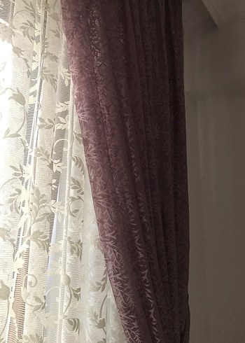 Mor  Düz Fon Perde - Görsel 5