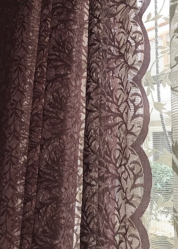 Mor  Düz Fon Perde - Görsel 4