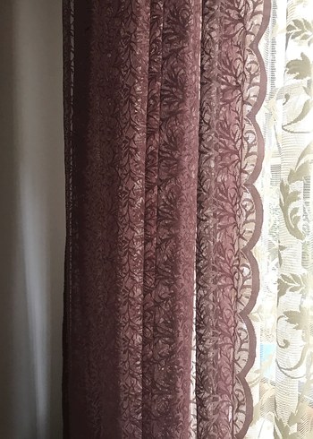 Mor  Düz Fon Perde - Görsel 3