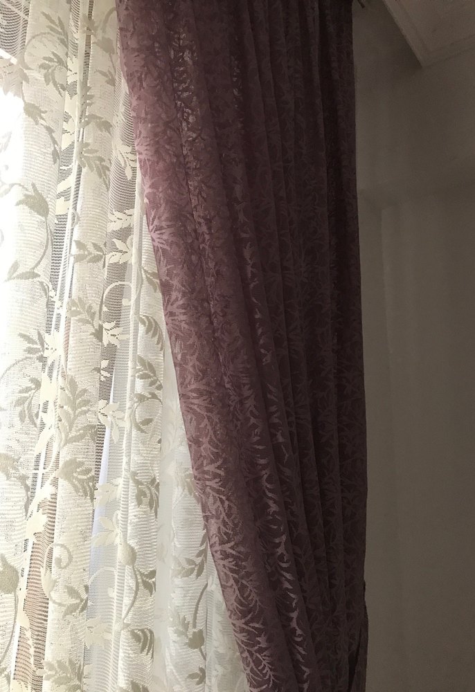 Mor  Düz Fon Perde - Görsel 5