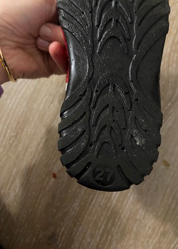 Crocs Kırmızı Erkek Çocuk Cırt Cırtlı Terlik