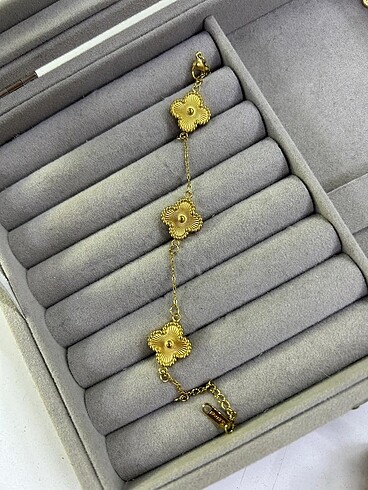 Gold yonca bileklik