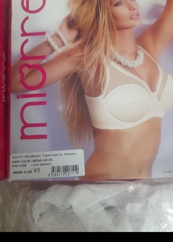 Miorre Beyaz Baskılı Mini Sütyen - Görsel 2