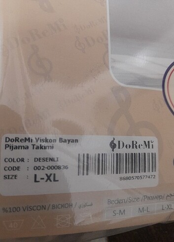 Doremi bayan pijama - Görsel 9