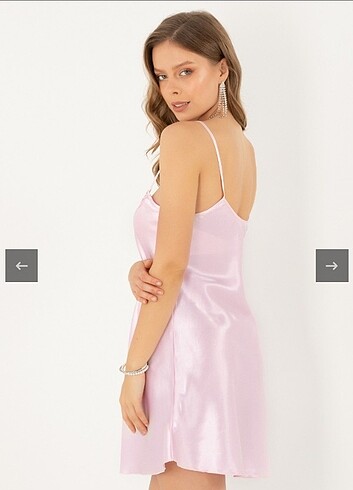 Miorre saten dantelli gecelik  - Görsel 6