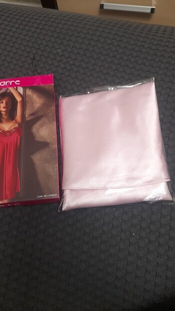 Miorre saten dantelli gecelik  - Görsel 13