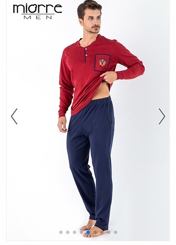 Miorre kalın erkek pijama - Görsel 8