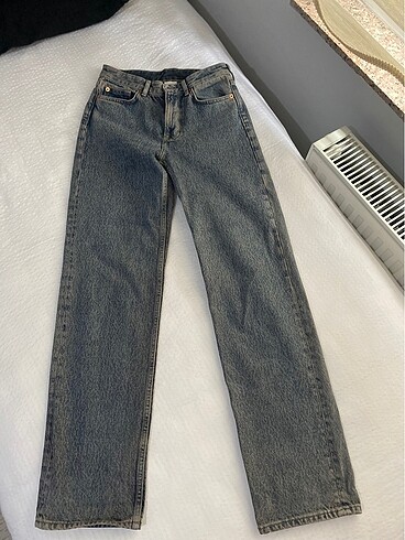 Yüksek bel kot mom jean