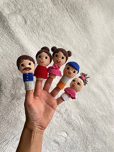 Amigurumi parmak kuklalar